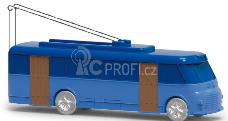 Officina-942 Fiat 668f Filobus Autobus - Filovia Torino Chieri 1951 1:76 Blue