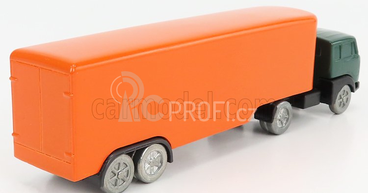 Officina-942 Fiat 682 T2 Truck Semirimorchio Furgonato 1955 1:76 Zelená Oranžová