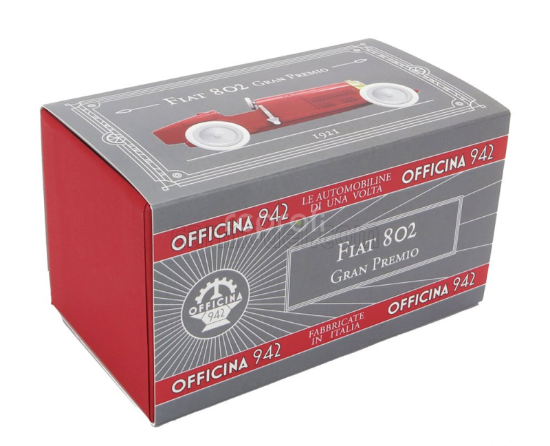 Officina-942 Fiat 802 Spider Gran Premio 1921 1:43 Red