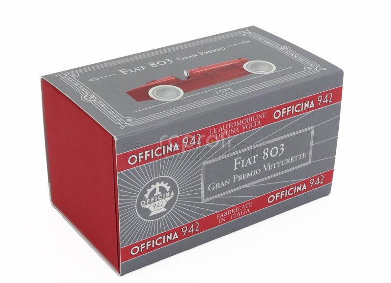 Officina-942 Fiat 803 Spider Gran Premio 1922 1:43 Red