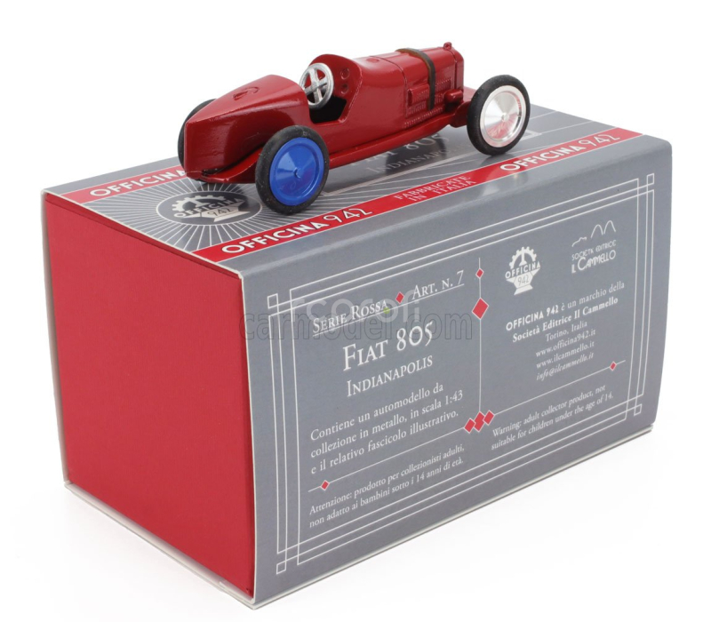 Officina-942 Fiat 805 Spider Indianapolis 1925 1:43 Red