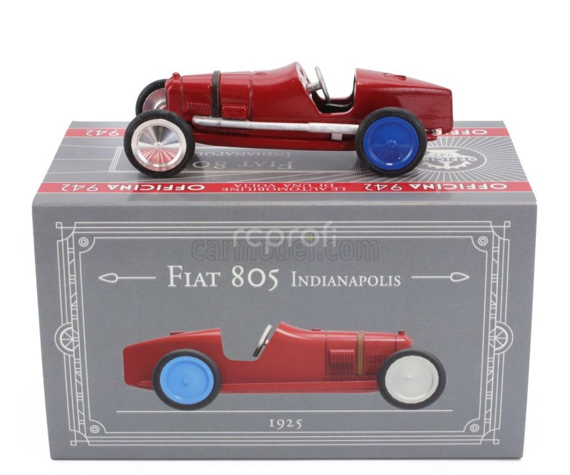 Officina-942 Fiat 805 Spider Indianapolis 1925 1:43 Red