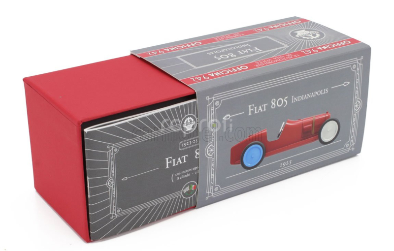 Officina-942 Fiat 805 Spider Indianapolis 1925 1:43 Red