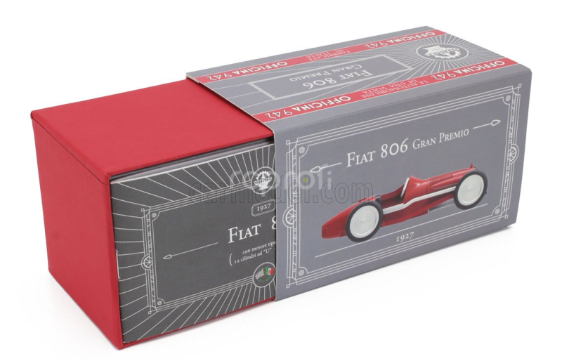 Officina-942 Fiat 806 Spider Gran Premio 1927 1:43 Red