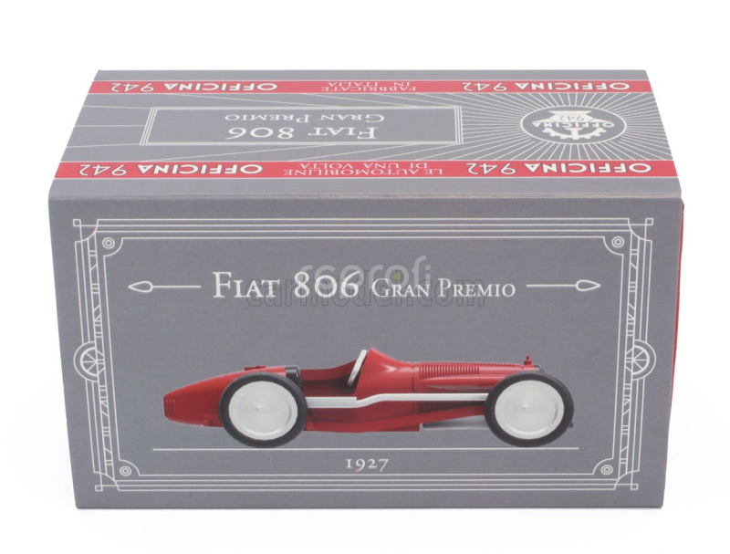 Officina-942 Fiat 806 Spider Gran Premio 1927 1:43 Red