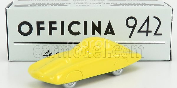 Officina-942 Fiat Abarth 500 Record Pininfarina 1958 1:76 Žlutá