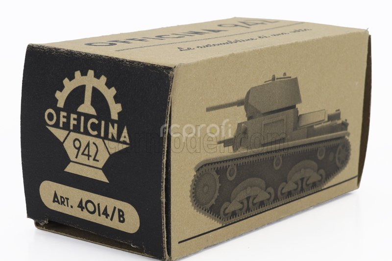 Officina-942 Fiat Ansaldo Tank M13/40 Carro Armato 1940 1:76 Vojenská Zelená
