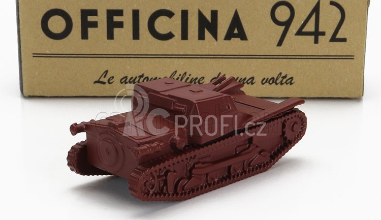 Officina-942 Fiat L3/33 Ansaldo Tank Carro Veloce 1933 1:76 Tmavě Červená