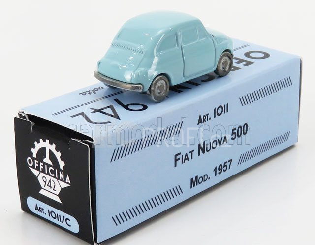 Officina-942 Fiat Nuova 500 1957 1:76 Světle Modrá