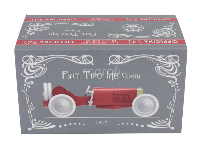 Officina-942 Fiat Tipo 14b Spider Corsa 1916 1:43 Red