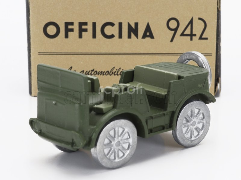 Officina-942 Fiat Tm40 Tractor Trattore Pesante Closed 1941 1:76 Vojenská Zelená