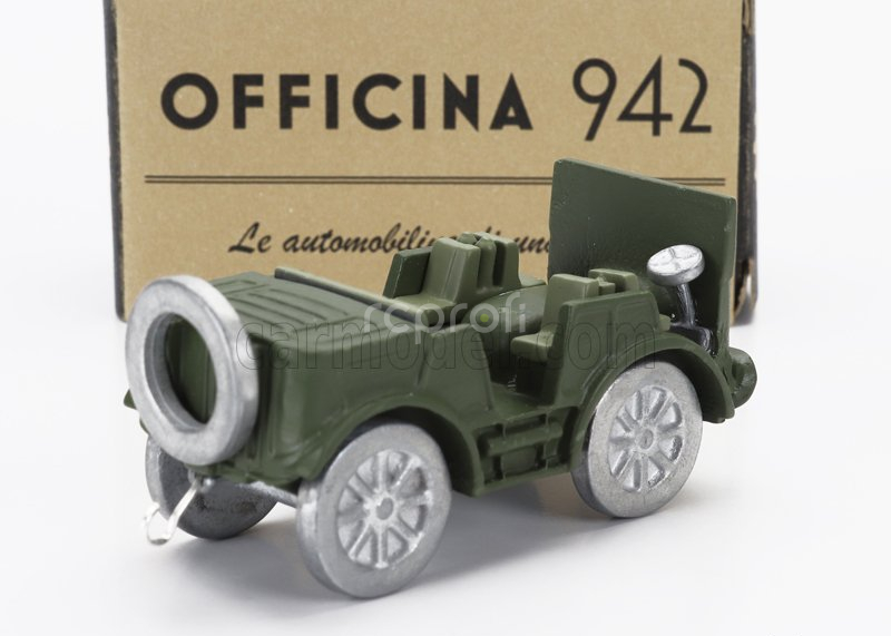 Officina-942 Fiat Tm40 Tractor Trattore Pesante Closed 1941 1:76 Vojenská Zelená