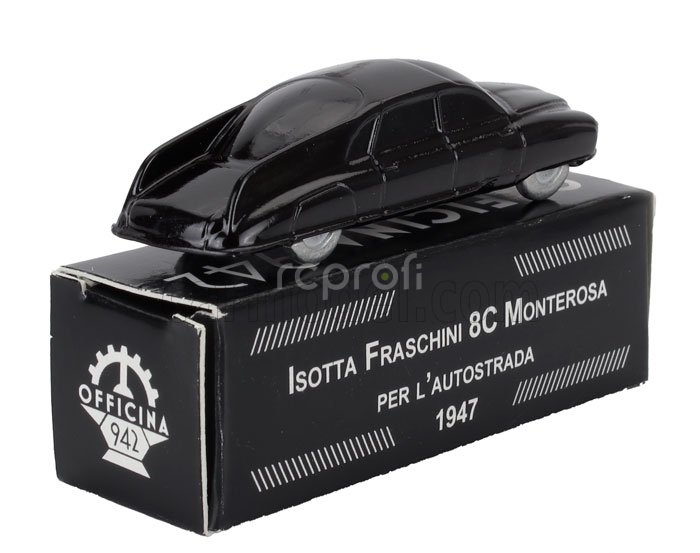 Officina-942 Isotta fraschini 8c Monterosa 1947 1:76 Black