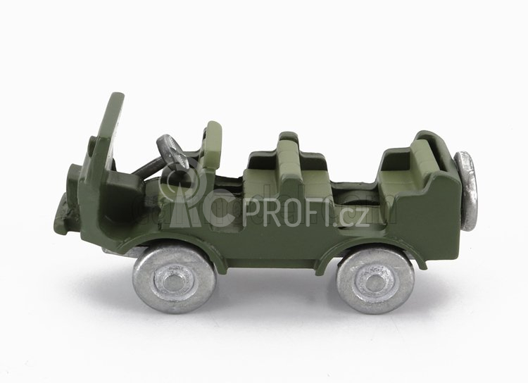 Officina-942 Om fiat Autocarretta 36dmp 1936 1:76 Vojenská Zelená