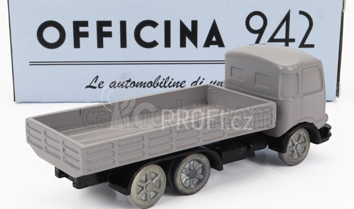 Officina-942 Om fiat Tigre Truck 3-assi 1960 1:76 Bílá