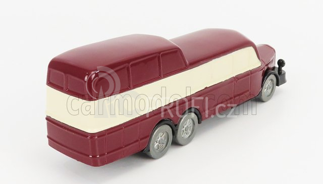 Officina-942 Om fiat Titano Autobus Gran Turismo Panoramico Carrozzeria Varesina 1938 1:76 Červený Krém