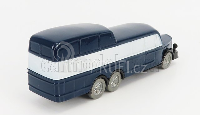 Officina-942 Om fiat Titano Autobus Gran Turismo Panoramico Carrozzeria Varesina 1938 1:76 Modrá Bílá