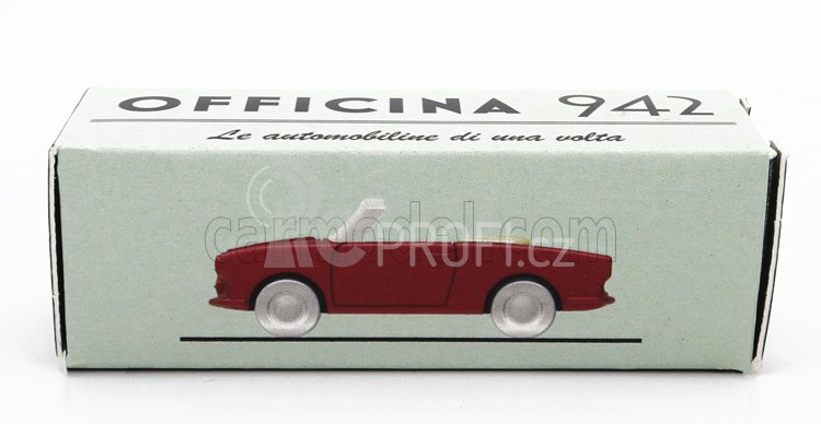Officina-942 Siata Amica 56 Spider (base Fiat 600) 1956 1:76 Red