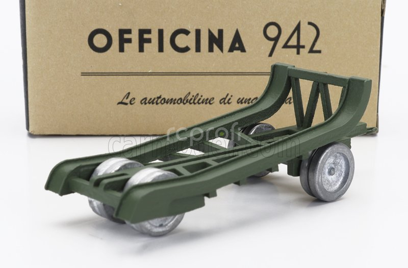 Officina-942 Trailer Rimorchio Viberti Trasporto Carro M13/m14 1942 1:76 Vojenská Zelená