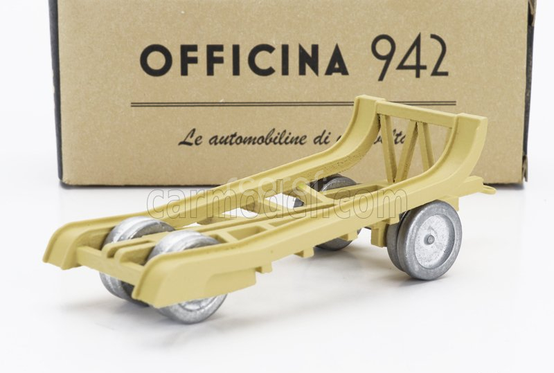 Officina-942 Trailer Rimorchio Viberti Trasporto Carro M13/m14 1942 1:76 Vojenský Písek