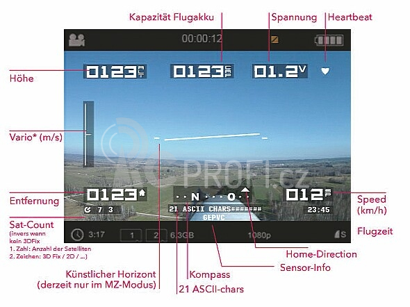 ON SCREEN DISPLAY MODUL / HoTT OSD