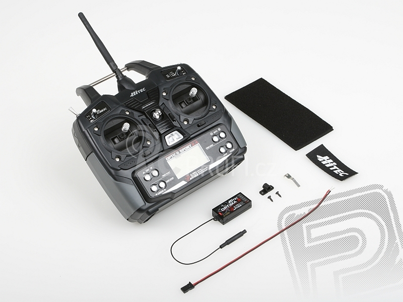 OPTIC 6 SPORT 2,4 GHz (mode 2), přijímač MINIMA 6S