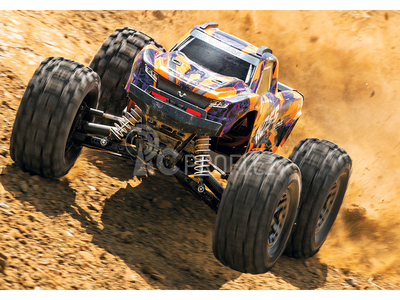 RC auto Traxxas Hoss 1:10 VXL 4WD TQi RTR, oranžová