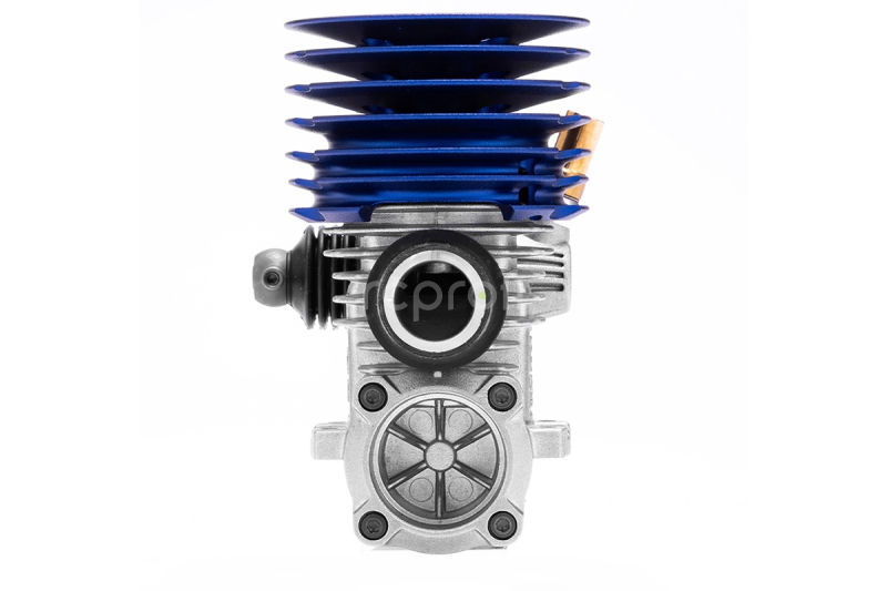 OS MAX R21 V2 samotný motor (stříbrná verze s modrou hlavou)