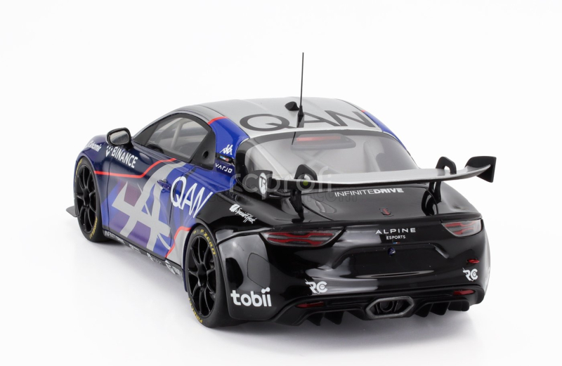 Otto-mobile Alpine A110 Gt4 Evo Coupe Alpine N 00 E-sports Series 2024 1:18 Modrá Černá