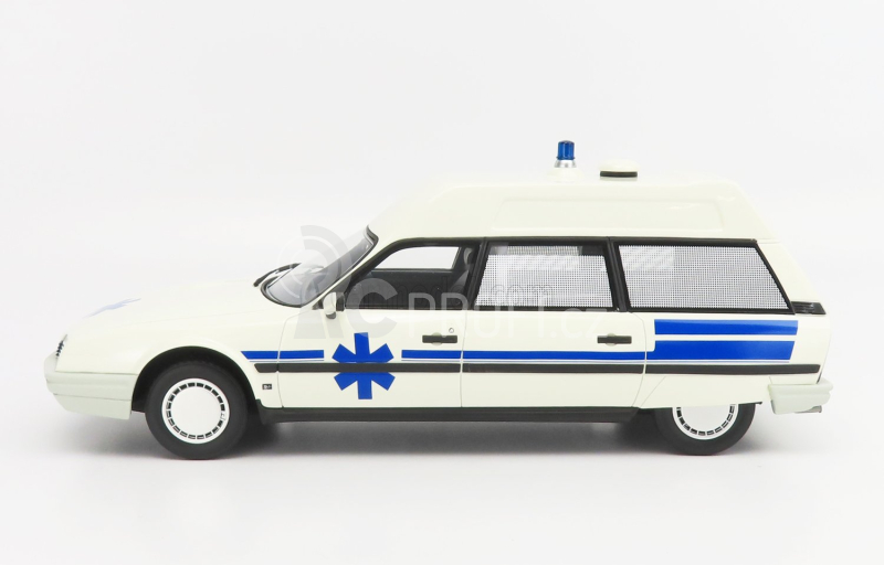 Otto-mobile Citroen Cx Break Ambulance Quasar Heuliez 1987 1:18 Bílá Modrá