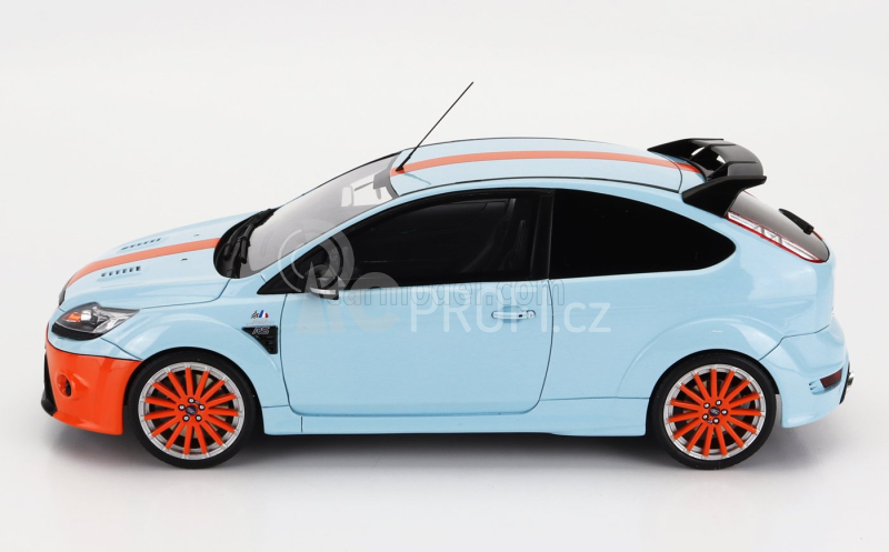 Otto-mobile Ford england Focus Rs Mkii 2010 - 24h Le Mans Tribute 1:18 Světle Modrá Oranžová