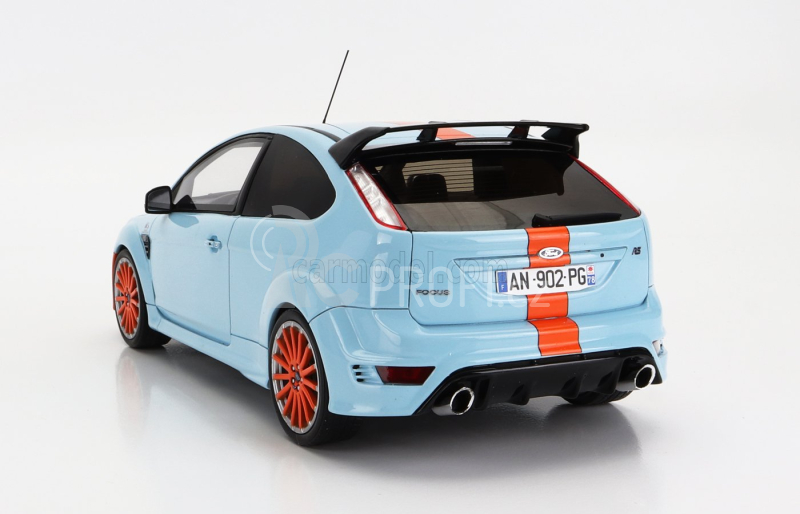 Otto-mobile Ford england Focus Rs Mkii 2010 - 24h Le Mans Tribute 1:18 Světle Modrá Oranžová