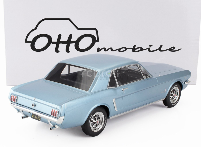 Otto-mobile Ford usa Mustang V8 Hard-top 1965 1:12 Blue Pony