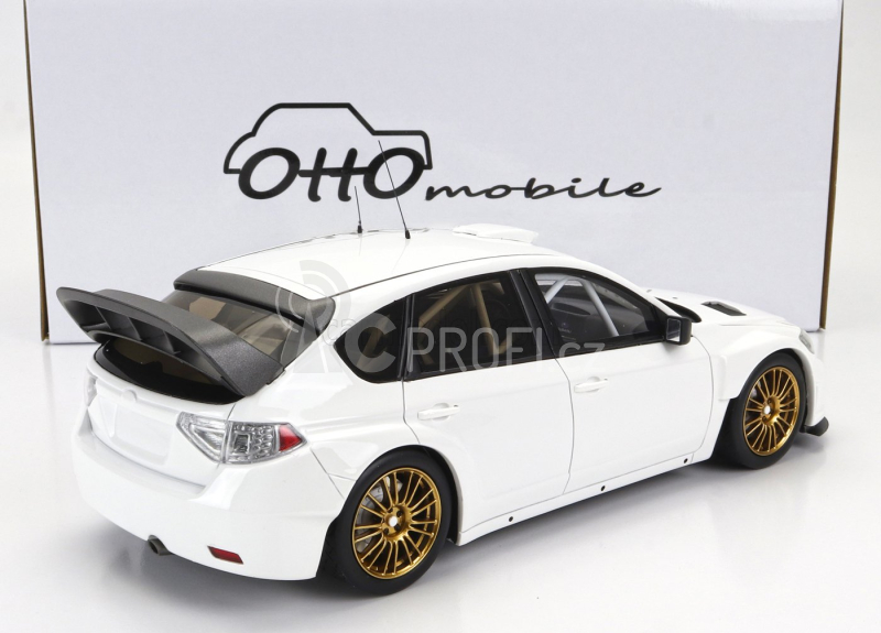 Otto-mobile Subaru Impreza Wrc08 Prodrive Factory Setting Base Rally 2008 1:18 Bílá
