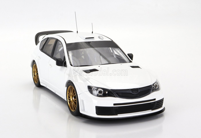 Otto-mobile Subaru Impreza Wrc08 Prodrive Factory Setting Base Rally 2008 1:18 Bílá