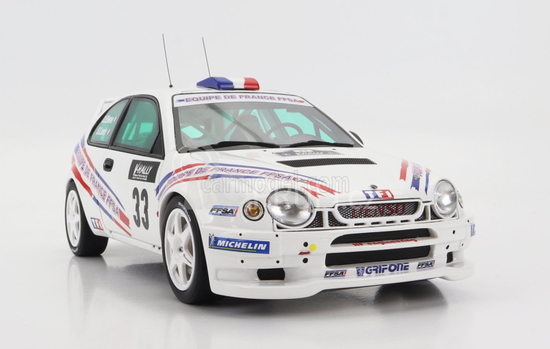 Otto-mobile Toyota Corolla Wrc N 33 Rally Tour De Course 2000 S.loeb - D.elena 1:18 Bílá