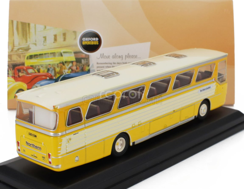 Oxford-models Alexander-dennis M-type Autobus 1975 1:76 Žlutý Krém