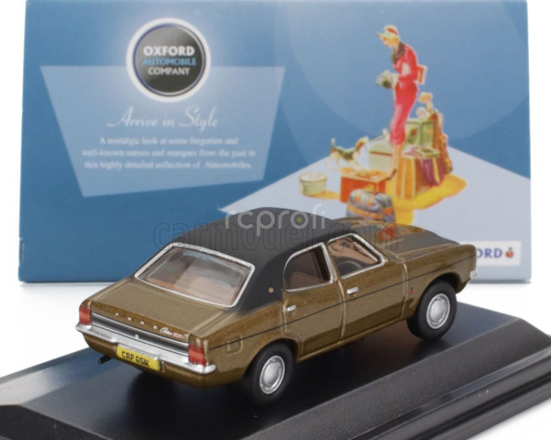 Oxford-models Ford england Cortina Mkii 1969 1:76 Hnědá Černá