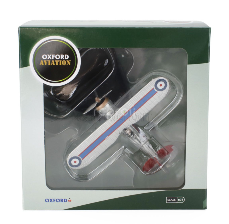 Oxford-models Gloster aircraft Gladiator Airplane 1937 1:72 Bílá Červená
