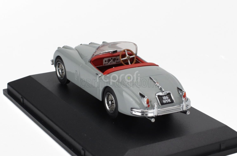 Oxford-models Jaguar Xk150 Spider Open 1958 1:43 Světle Šedá