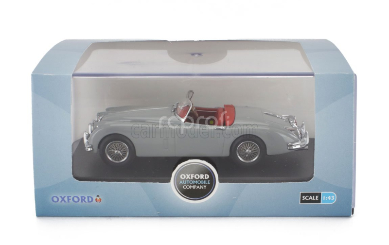 Oxford-models Jaguar Xk150 Spider Open 1958 1:43 Světle Šedá