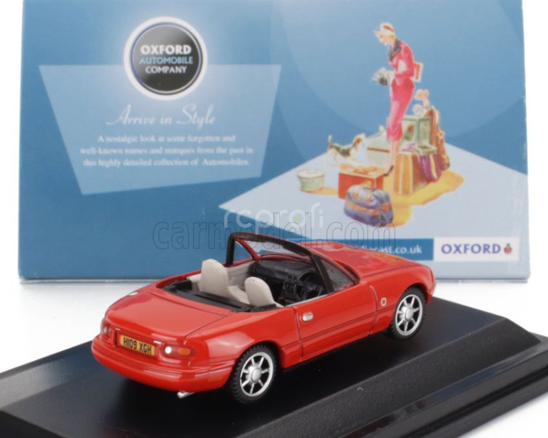 Oxford-models Mazda Mx-5 Spider Cabriolet Open 2006 1:76 Red