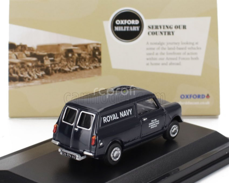 Oxford-models Morris Mini Van Royal Navy 1965 1:76 Tmavě Šedá