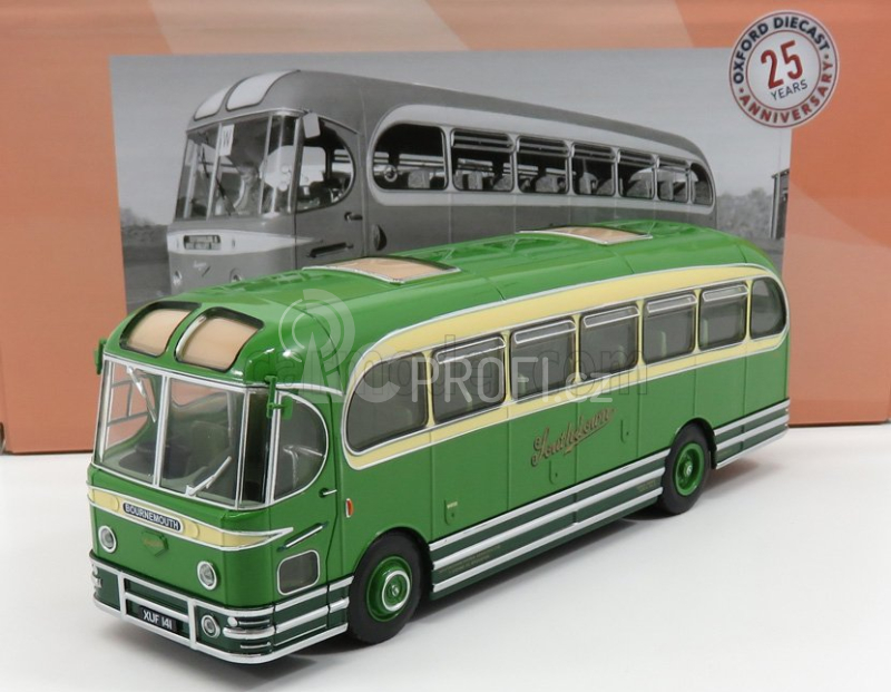 Oxford-models Weymann Fanfare Fanfare Southdown Autobus 1950 1:43 Zelený Krém