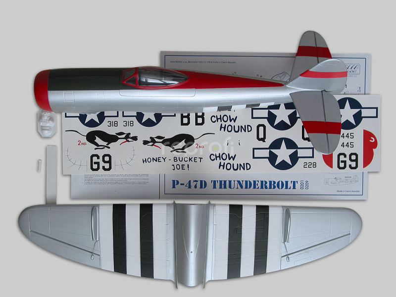 P–47 THUNDERBOLT elektro, 0209, ALFA MODEL
