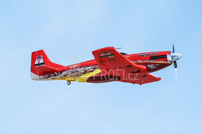 RC letadlo P-51 Dago Red 1100mm ARF