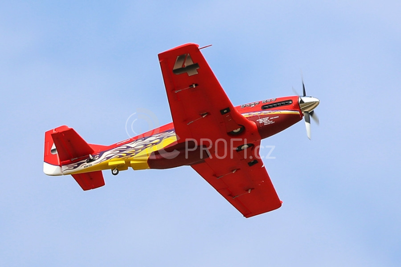 RC letadlo P-51 Dago Red 1100mm ARF