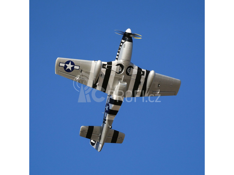 P-51D Mustang 1.2m SAFE Select BNF Basic