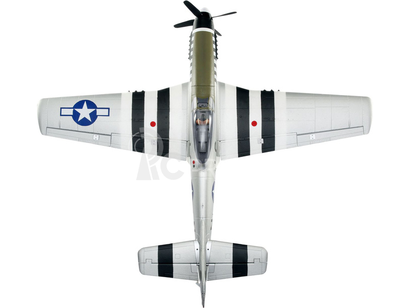 P-51D Mustang 1.2m SAFE Select BNF Basic