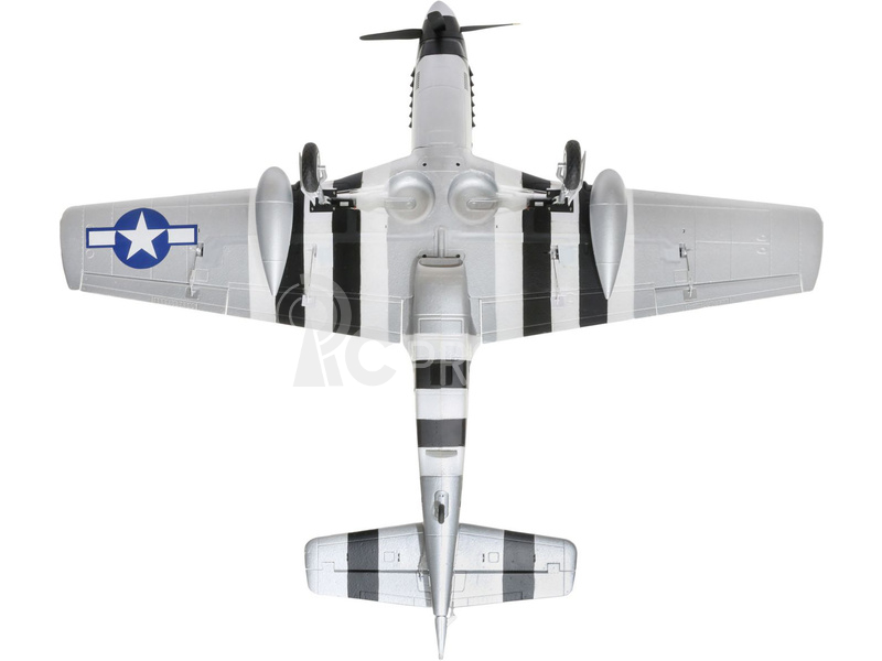 P-51D Mustang 1.2m SAFE Select BNF Basic